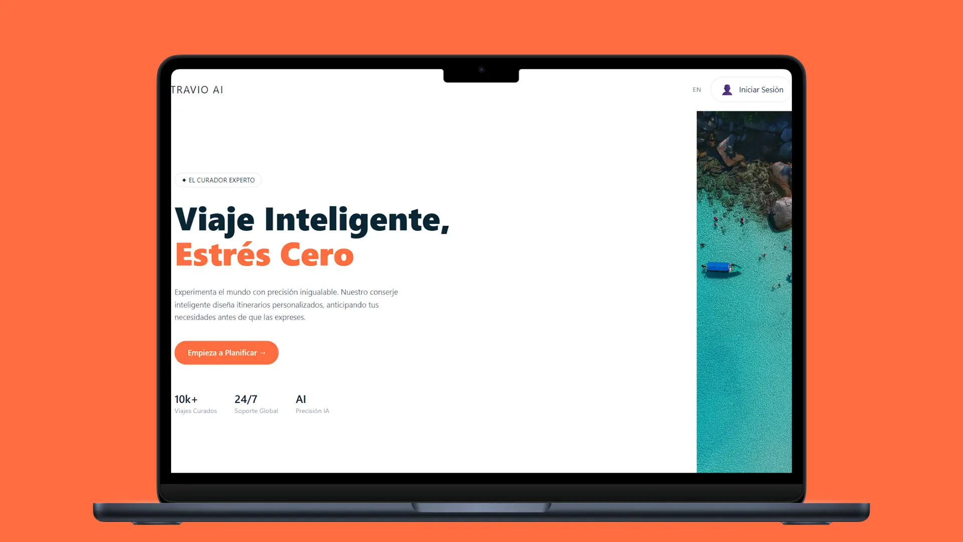 Vista previa de TRAVIO AI | App Web